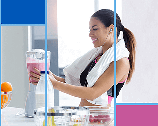 Consumidor de Shake Herbalife que funciona